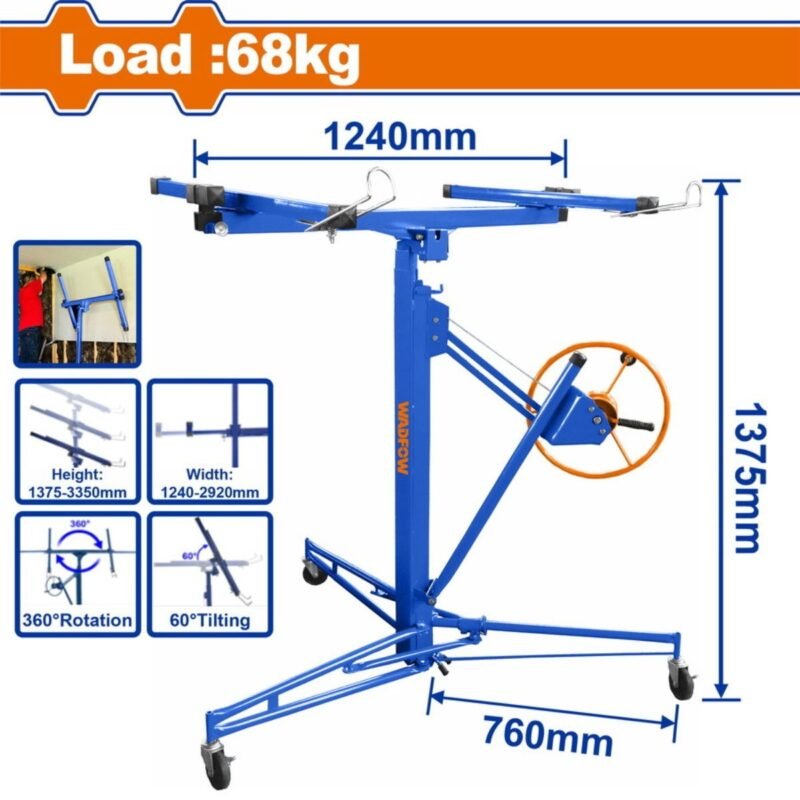 WADFOW Drywall and panel holst 1375-3350mm / 68Kg (WJSQ1168)