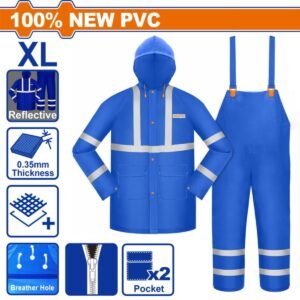 WADFOW Rain suit with reflective strip XL (WRC500XL)