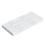 Sigma White felt, delicated 25x12 cm. spare for Art.48D7