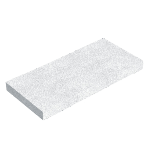 Sigma White felt, delicated 25x12 cm. spare for Art.48D7