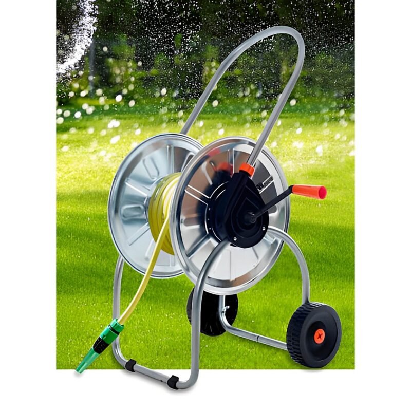 ZINC-PLATED HOSE REEL TROLLEY - Image 2