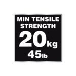 DEKTON 30PCS 4.8MM x 380MM BLACK CABLE TIES