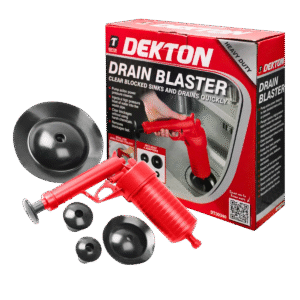 DEKTON DRAIN BLASTER with FOUR ATTACHMENTS