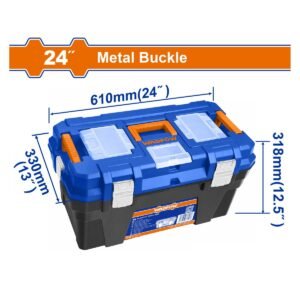 WADFOW ΕΡΓΑΛΕΙΟΘΗΚΗ ΠΛΑΣΤΙΚΗ 24" ΜΕ ΜΕΤΑΛ. ΚΟΥΜΠΩΜΑΤΑ (WTB3324)