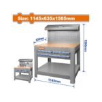 WADFOW ΠΑΓΚΟΣ ΕΡΓΑΣΙΑΣ ΜΕ ΣΥΡΤΑΡΙΑ 1145X635X1585mm (WCS5A05)