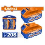 WADFOW ΣΕΤ 2τεμ ΜΠΑΤ. WLBP540 Li-ion 20V / 4Ah (WOS240685)
