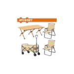 WADFOW ΣΕΤ ΕΠΙΠΛΑ ΚΑΜΠΙΓΚ 4 TEM