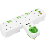 MATESTAR 4-Way Roto Plug Adapter TV