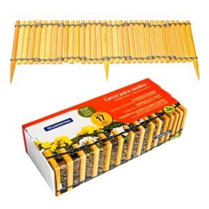 1M GARDEN FENCE, SLOTTED COMPOSITION