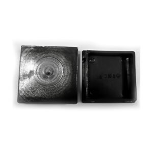 BLACK RUBBER CAPS SQUARE