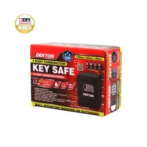 DEKTON 4 DIGIT COMBINATION KEY SAFE BOX (120 X 90 X 40MM)