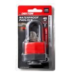 DEKTON 40MM LONG SHACKLE WATERPROOF PADLOCK