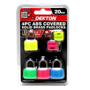 DEKTON 4PC SET 20MM ABS COVERED SOLID BRASS P