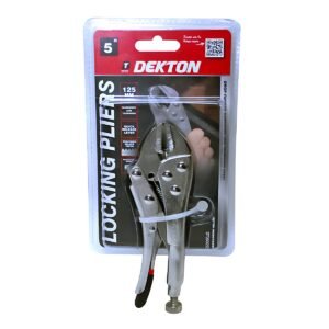 DEKTON 5 INCH STRAIGHT JAW LOCKING PLIER (TIE CARD)