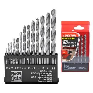 DEKTON 8PC PRO MASONRY DRILL SET 2-10MM