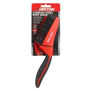 DEKTON SOFT GRIP CARBON STEEL WIRE BRUSH