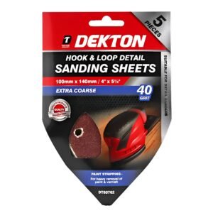 DETAIL SANDING SHEETS 100MM X144MM 5PCS