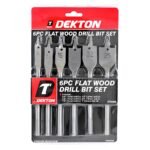 FLAT WOOD DRILL SET 6PCS
