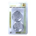 GARDEN 2PCS GALVANIZED WIRE 50MX2M