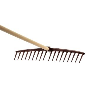 GARDEN RAKE BROWN 18 TEETH