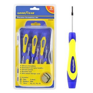 GOODYEAR 6PC PRECISION SCREWDRIVER SET