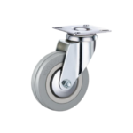grey rubber castor