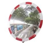 HI VIS ROUND SAFETY MIRROR 60CM