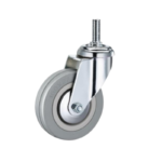 industrial castor with PP core wheel swivel, rigid & threaded