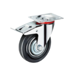 industrial swivel castor with brake
