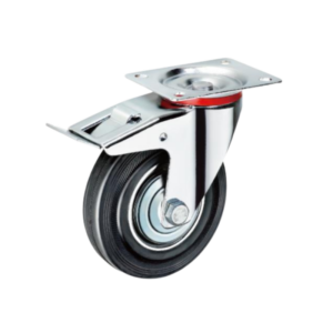 industrial swivel castor with brake