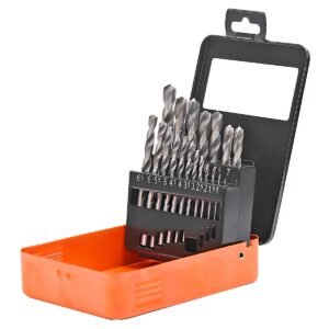 METAL DRILL BITS SET 19PCS 1-10MM
