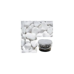 NATURAL WHITE PEBBLE 2-4mm 5lt