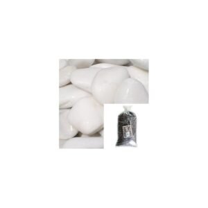 NATURAL WHITE PEBBLE 8-12mm 16lt