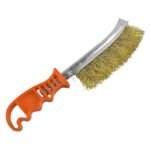 PLASTIC HAND BRUSH/STEEL 10INCH 255MM