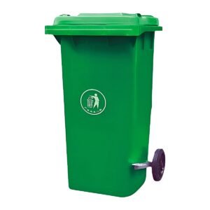 RE/CLE PLASTIC DUSTBIN 120L PEDAL 85 X 35 X 35CM