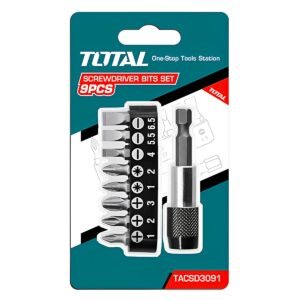 SCREWDRIVER BITS SET 9PCS