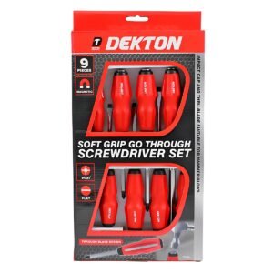 SCREWDRIVER SET SOFT GRIP 9PCS