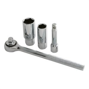 SPARK PLUG SOCKET SET 1/2'' 4PC