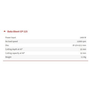 STAYER CIRCULAR SAW CP125