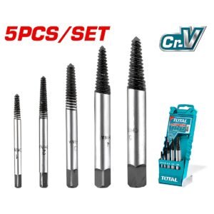 TOTAL 5PCS SCREW EXTACTOR SET