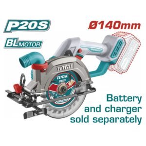 TOTAL Cordless circular saw 20V (TSLI1402)