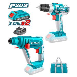TOTAL LI-ION CORDLESS COMBO KIT 20V / 2AH