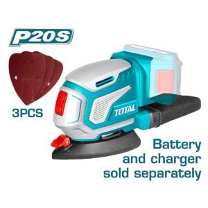 TOTAL LITHIUM-ION PALM SANDER 20V