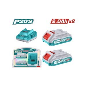 TOTAL ΕΠΑΓΓ. ΣΕΤ 2τεμ ΜΠΑΤ. TFBLI2001 Li-ion 20V/2Ah + 1τεμ ΦΟΡΤΙΣΤΗΣ TFCLI2001