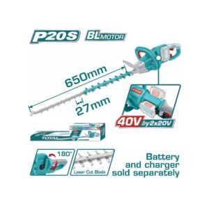 TOTAL ΕΠΑΓΓΕΛΜΑΤΙΚΟ ΨΑΛΙΔΙ ΜΠΟΡΝΤΟΥΡΑΣ ΜΠΑΤ. Li-ion 40V ΧΩΡΙΣ ΜΠΑΤΑΡΙΑ & ΦΟΡΤΙΣΤΗ