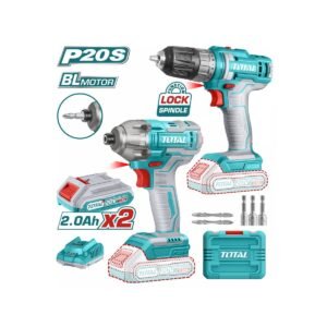 TOTAL ΣΕΤ ΔΡΑΠΑΝΟΚΑΤΣΑΒΙΔΟ + ΠΑΛΜΙΚΟ ΚΑΤΣΑΒΙΔΙ ΜΠΑΤ. Li-ion 20V / 2Ah / 2 ΜΠΑΤ