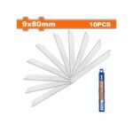 WADFOW 10 Pcs snap-off knife blades set 9 X 80mm