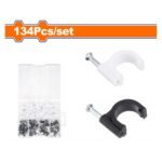 WADFOW 134 Pcs cable clip kit