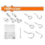 WADFOW 140 Pcs screw hooks kit