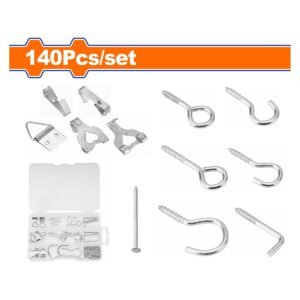 WADFOW 140 Pcs screw hooks kit